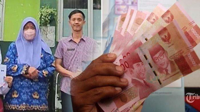 (kiri) Nopi Yeni dan Mohammad Reza Ernanda - Reza membantah telah melaporkan pungli kepala sekolah SD di Bogor. Menurutnya, sosok pengadu melapor lewat hotline