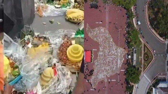 Ribuan nasi tumpeng dibuang ke tempat sambah usai HUT Karawang ke-391 pada Sabtu (14/9/2024) tengah viral dimedia sosial.