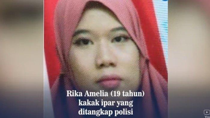 Rika Amalia (19) memberikan jamu beracun untuk menantang adik iparnya, Aisyah Nur Fadilah (13) minum berujung tewas. didapatkan dari seorang temannya.