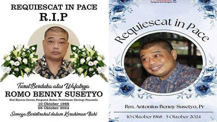 Romo Benny sapaan akrab Antonius Benny Susetyo menghembuskan nafas terakhir di rumah sakit Mitra Medika Pontianak, Sabtu 5 Oktober 2024 pukul 00.15 WIB.