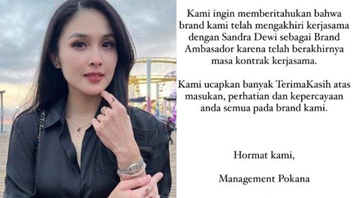 Sandra Dewi dikabarkan mendadak diputuskan kontrak kerja dengan brand ternama ditengah kasus Harvey Moeis tersangka kasus korupsi timah.