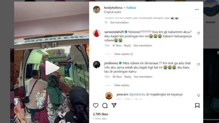 Sarwendah dan Jordie Onsu sebagai keluarga terdekat mengaku kaget bukan kepalang melihat kondisi Ruben Onsu saat dievakuasi tim medis.