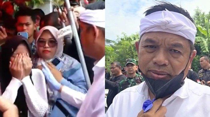 CURHAT ANAK KORBAN- Sejumlah anak korban yang tewas akibat ledakan amunisi kedaluwarsa di Garut mengadukan kepada Gubernur Jawa Barat, Dedi Mulyadi soal keberatan dengan narasi yang beredar soal ambil sisa material.