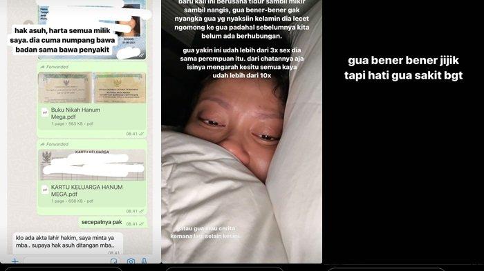 Selebgram Hanum Mega bongkar fakta soal suaminya, Achmad Herlambang alias Bambang yang tak banyak diketahui publik.