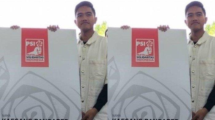 Senyum Lebar Kaesang Pangarep Resmi Terima Kartu Tanda Anggota PSI dari Giring