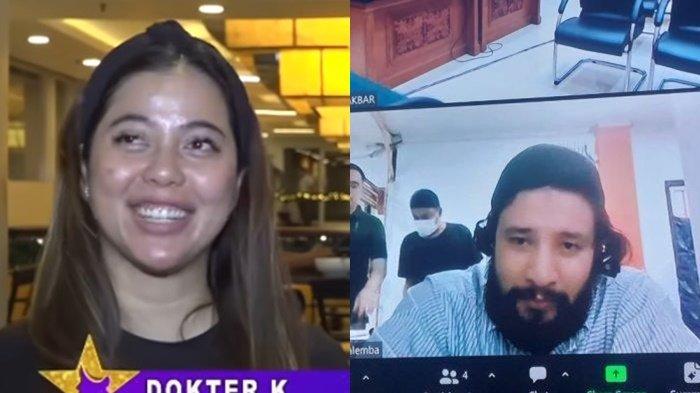 Seorang dokter berinisial K muncul angkat bicara usai dikabarkan menjalin hubungan dengan Ammar Zoni. tampil sederhana dengan riasan wajah natural