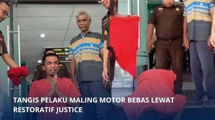 Seorang tersangka pencurian kendaraan roda dua di wilayah Desa Cileungsi Kidul, Kecamatan Cileungsi, Kabupaten Bogor kini bebas lewat restoratif justice.