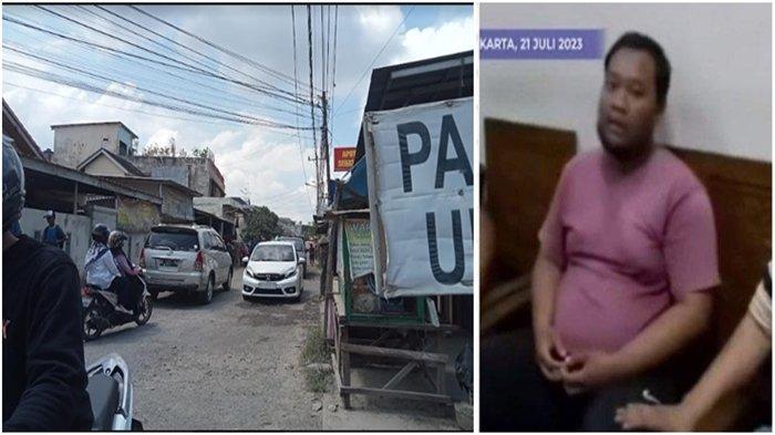 Lokasi pasar pagi di Jalan Macan Lindungan tempat penangkapan pria anggota sindikat jual ginjal di Palembang, Sabtu (22/7/2022). Tidak seorangpun warga yang tahu pria dalam video tersebut.