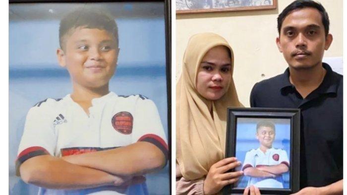 Afif Maulana semasa hidup (kiri) dan keluarganya (kanan) - Siswa SMP di Padang Ditemukan Tewas di Sungai, Diduga Dianiaya Polisi, Investigasi LBH Banyak Luka