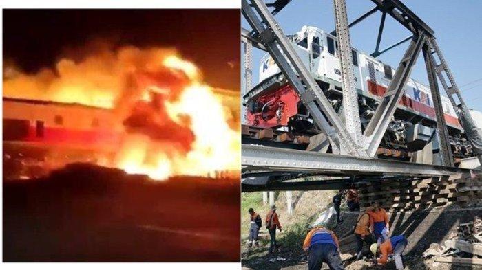 Sosok Penumpang Loncat dari Kereta Api Brantas yang Hantam Truk Tronton, Panik dan Luka-luka