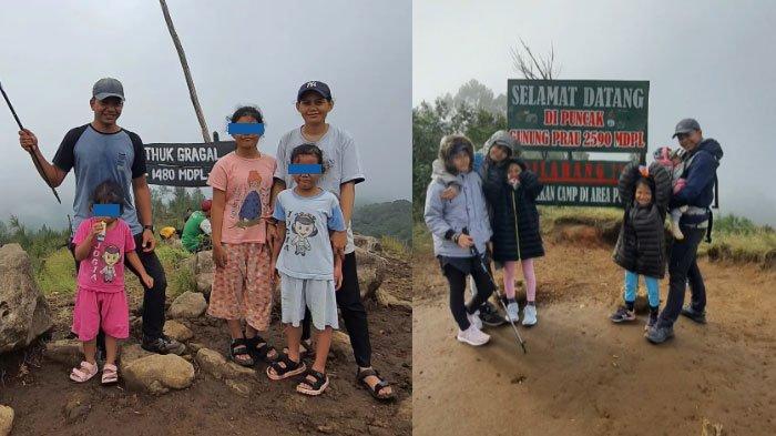 Sosok Rudy pria ajak balita naik gunung saat bersama keluarga