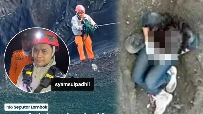 EVAKUASI PENDAKI DI RINJANI - Sosok Syamsul Pahdli, Rescuer yang Pertama Turun Cari Juliana Marins, Tidur Bergelantung 2 Malam