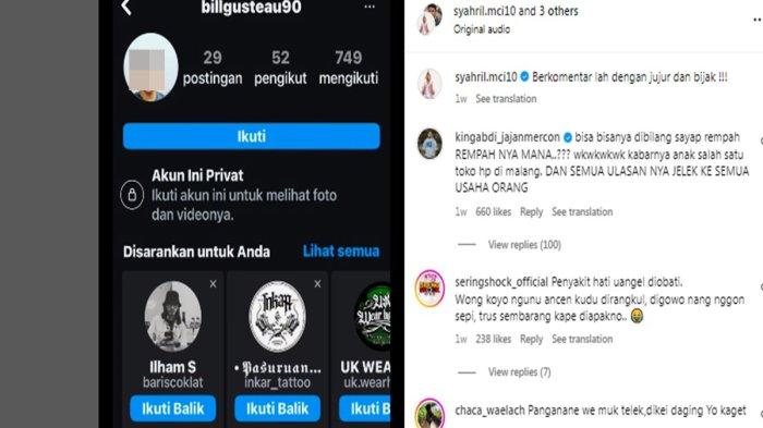 Sosok diduga pemilik akun yang hina restorang King Abdi.