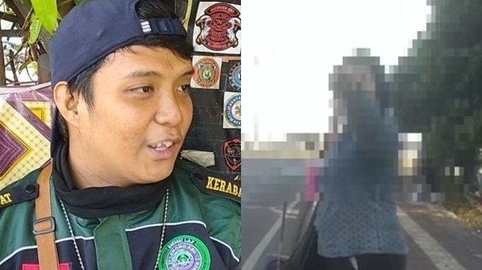 Sosok pengemudi ojek online viral turunkan penumpang yang tidak mau menggunakan helm karena rambut basah.