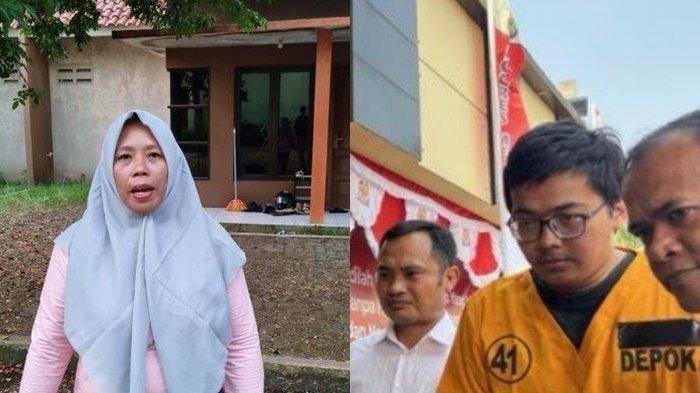 (Kiri) Sunarsih, penjaga kosan yang ditinggali Altafasalya Ardnika Basya (23) sang pembunuh Mahasiswa UI ungkap Penangkapan Altaf rupanya disaksikan sang kekasih hingga dibuat kebingungan dengan kedatangan Polisi