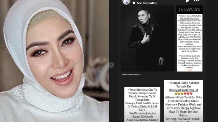HENGKI KAWILARANG MENINGGAL - Syahrini ungkap percakapan terakhirnya dengan desainer Hengki sebelum meninggal dunia.