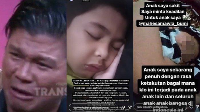 Tangis Andika Mahesa Kangen Band tak kuasa melihat kondisi anaknya usai jadi korban bully wali murid.