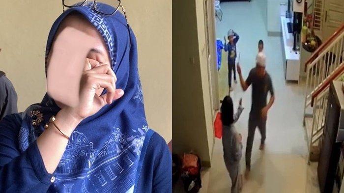 Tangis YA istri yang alami kekerasan dalam rumah tangga oleh suami, berprofesi sebagai ASN pegawai Badan Narkotika Nasional (BNN) yang terjadi di Jatiasih, Kota Bekasi.