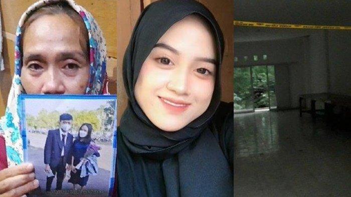 Tangis ibu Fitria Wulandari putri dibunuh oleh kekasihnya didalam ruko kawasan Semeru, Kecamatan Bogor Barat, Kota Bogor.