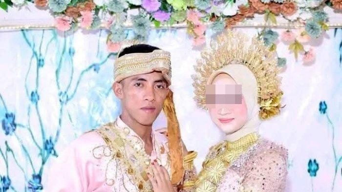 ADIK GANTIKAN KAKAK NIKAH - Tangkap layar Akun Facebook Nars Dontu Vecek, Kamis (13/2/2025), memperlihatkan pasangan pengantin di Kabupaten Jeneponto, Sulawesi Selatan. Mempelai wanita menggantikan kakaknya yang kabur sehari jelang akad nikah.