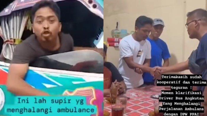 Tengah viral dimedia sosial aksi sopir bus Murni trayek Medan - Kabanjahe bersikap arogan kepada pengendara lain hingga halangi jalan ambulans.