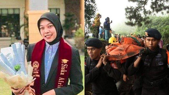 Terungkap kondisi jenazah Siska Afrina korban terakhir yang berhasil dievakuasi erupsi gunung marapi.