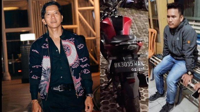 Terungkap sosok penabrak anak dan keponakan Aktor Teuku Rifnu Wikana bernama Gimson Opusunggu pengendara Honda CBR BK 3035 WAN dengan kecepatan tinggi