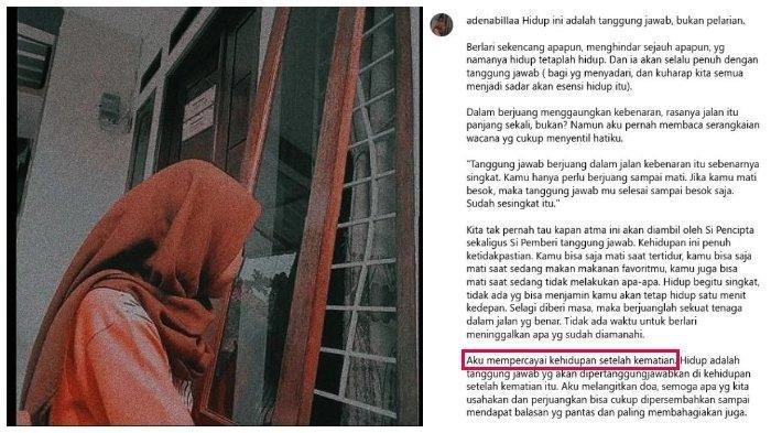 Unggahan terakhir siswi SMK Lingga Kencana jadi sorotan.
