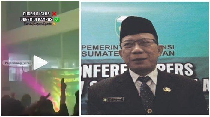 Viral di media sosial potongan video pesta dugem di kampus Poltekpar Palembang, Kadisbudpar Sumsel Aufa Syahrial ungkap mungkin ada kekhilafan konsep sehingga terkesan negatif.