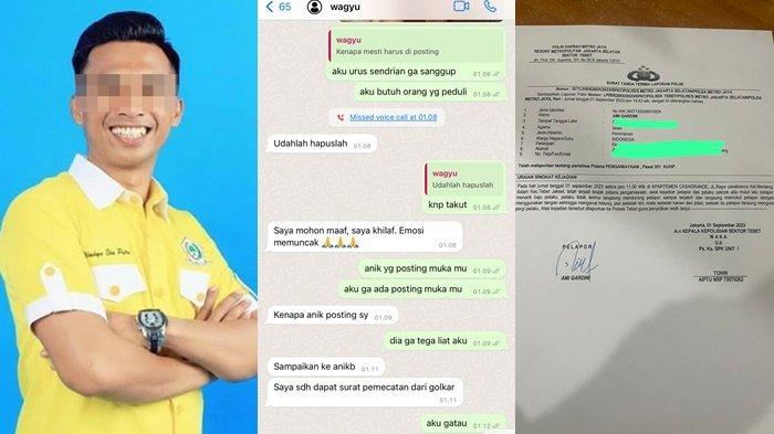WEP, anggota DPRD Kabupaten Takalar mengaku telah mendapat surat pemecatan dari Golkar imbas kasus penganiayaan