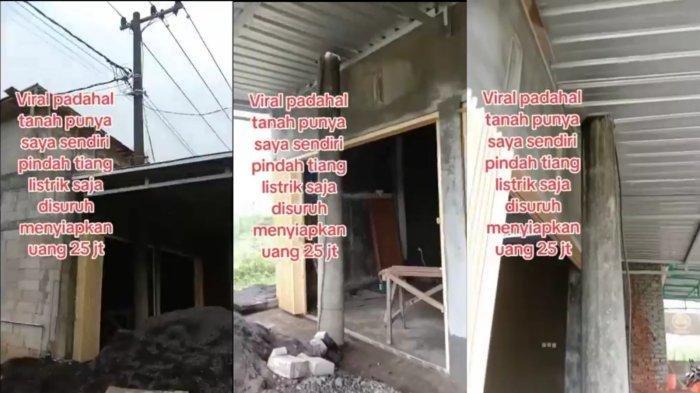 Warga di Malang Jawa Timur mengeluh ingin memindahkan tiang listrik tapi dikenakan biaya Rp 25 juta