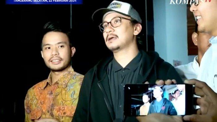 Yakup Hasibuan hadir berada di sebelah Vincent Rompies saat memberikan keterangan mengenai status putranya di Polres Tangerang Selatan, Kamis (22/2/2024).