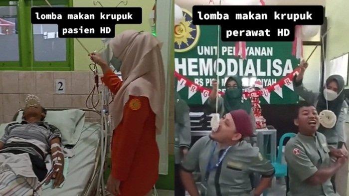 Diduga pasien cuci darah lomba makan kerupuk HUT RI disorot.