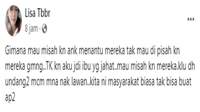 Ibu Kevin tegas anak dan menantu tak ingin cerai usai disorot KPAI