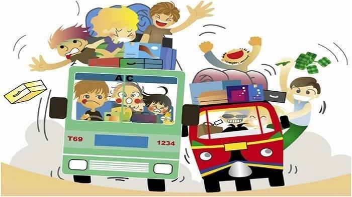 ILUSTRASI mudik Lebaran