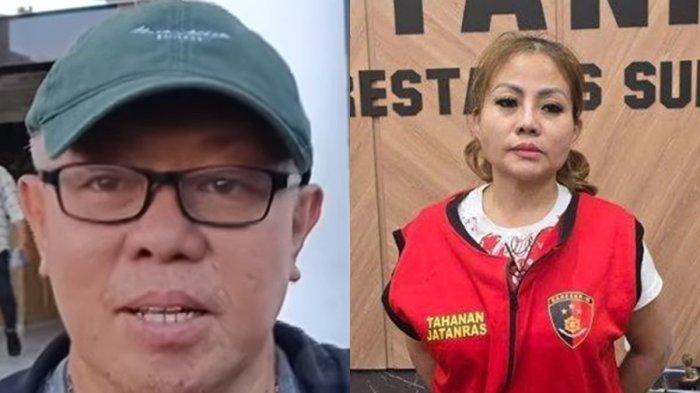 JAN HWA DIANA TERSANGKA - (kiri) Sosok Paul Stephanus, yang laporkan Jan Hwa Diana pemilik UD Sentoso Seal kasus dugaan pengerusakan mobil hingga ditahan. (kanan) Jan Hwa Diana mengenakan rompi merah tulisan tahanan Jatanras.