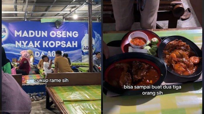 kondisi warung makan Nyak Kopsah milik Bang Madun yang sempat di kritik Aa Juju bersih dari sampah
