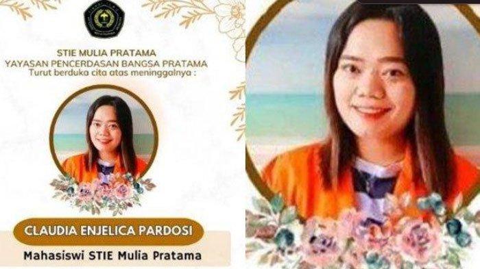 mahasiswi bernama Claudia Anjelica Pardosi meninggal di bus rute Jakarta Jambi