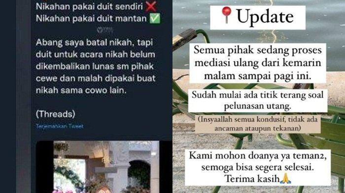Nasib pria batal menikah calon istri diduga selingkuh uang dipakai menikah dengan selingkuhan.