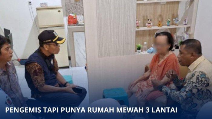 Dinas Sosial Provinsi Jakarta memberikan teguran kepada ibu dan anak pengemis yang ternyata kehidupan ekonominya berkecukupan di Teluk Gong Selatan, Kelurahan Pejagalan, Kecamatan Penjaringan, Jakarta Utara.