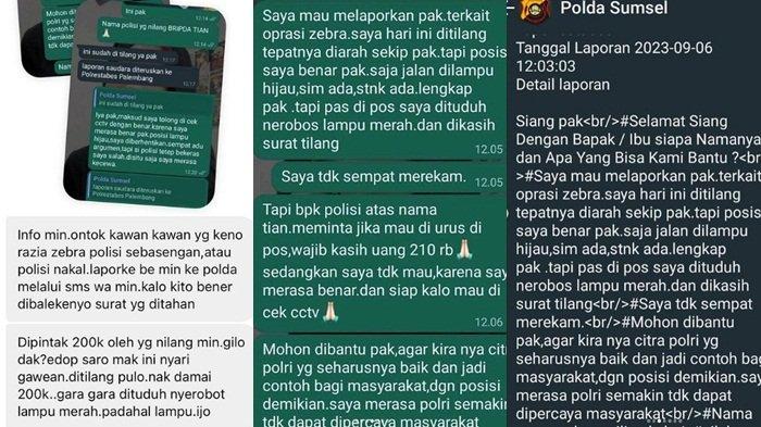 Pria di Palembang ditilang polisi langsung ditindak Polda Sumsel