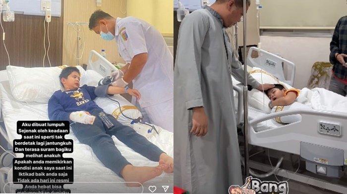 putra bungsu Andika Kangen Band kini dilarikan ke rumah sakit usai dikabarkan diintimidasi oleh wali murid di sekolah.