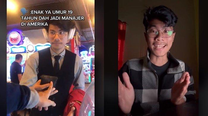 sosok Luker Feller, konten kreator yang mengaku sukses menjadi seorang manajer remote di Perusahaan Amerika Serikat di usia muda.
