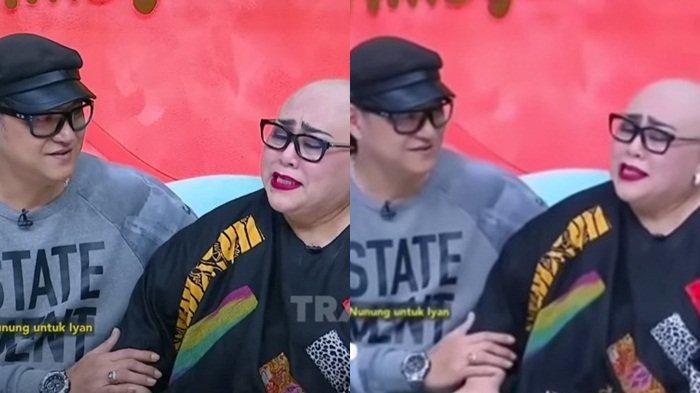 Tangis Nunung Srimulat menyampaikan isi hatinya kepada sang suami, Iyan Sambiran yang selalu mendampingi usia diangnosa penyakit kanker.