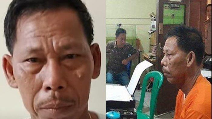 PELAKU TUSUK KONDEKTUR - Juriansyah alias J (56), pengemudi Pajero tikam kondektur bus DAMRI di SPBU Rajabasa, Bandar Lampung pada Minggu (9/2/2025). Sempat cekcok gegara bersenggolan saat antre BBM.