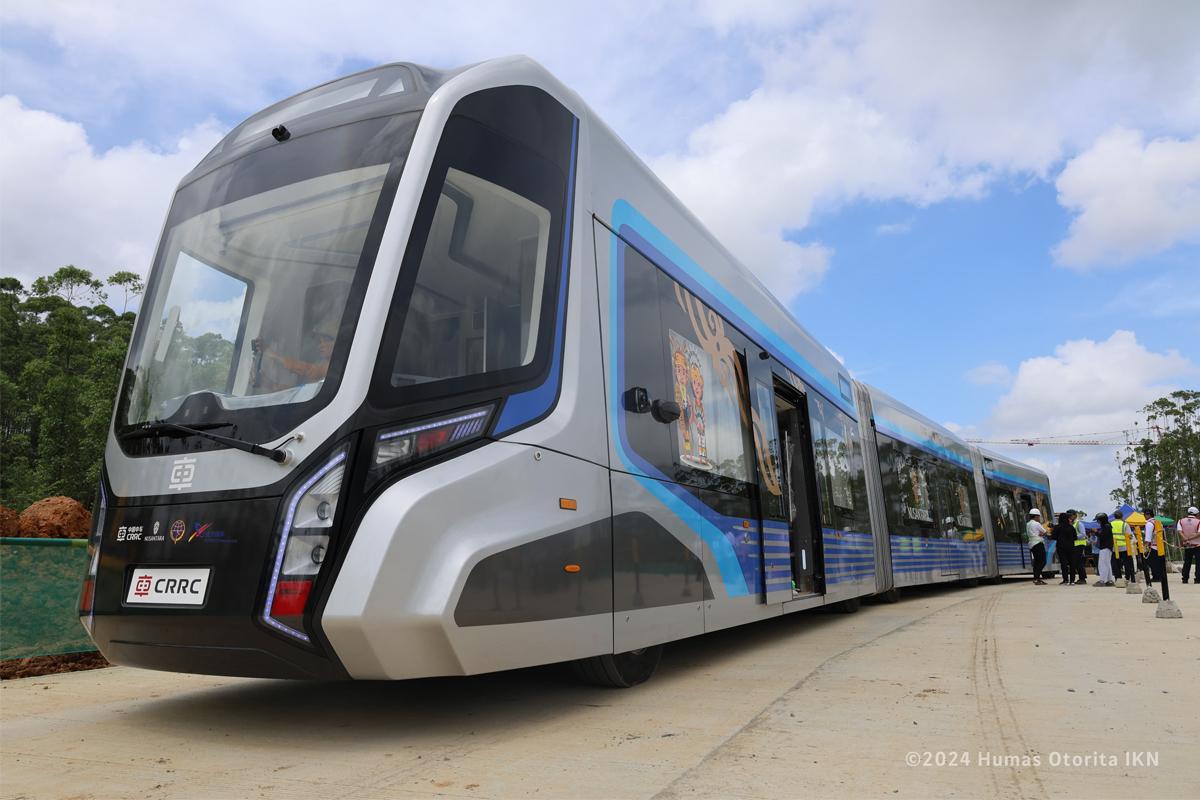 Trem Otonom, Moda Transportasi Darat Tanpa Rel di IKN