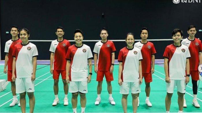 Barisan kontingan/atlet Indonesia dari cabang olahraga Badminton untuk Olimpiade 2024. Jadwal Badminton Indonesia di Olimpiade Paris 2024 Hari Ini: Laga Perdana Ginting dan Gregoria