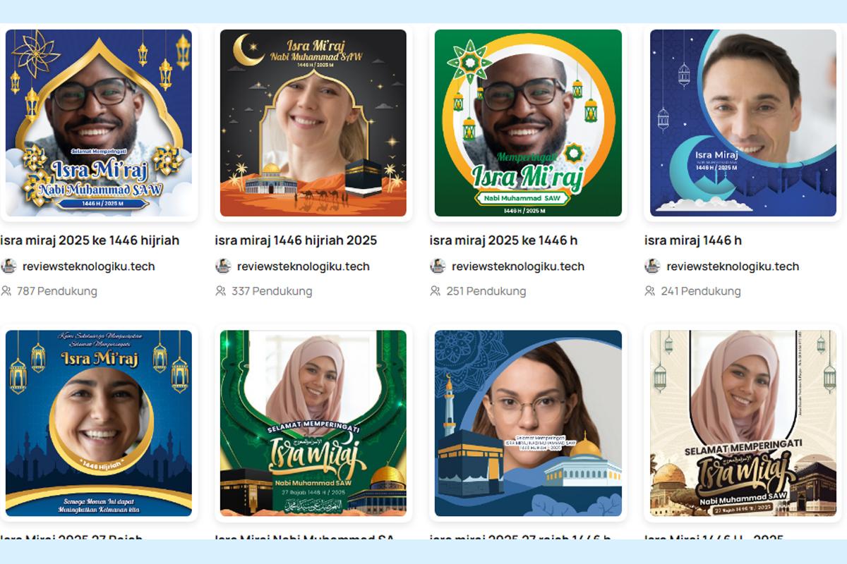 Twibbon Isra Mikraj 2025