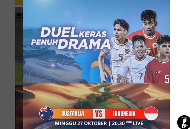 Pertandingan Timnas Indonesia U-17 vs Australia