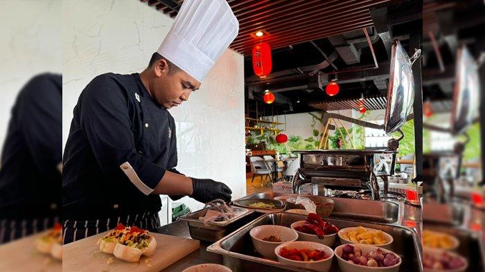 Mantau sajian akulturasi yang dihadirkan dengan saus XO maupun rendang di Grand Swiss-Belhotel Darmo Surabaya